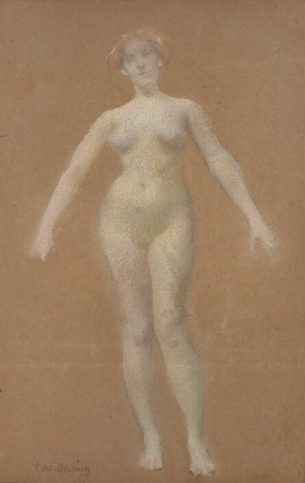 Thomas Wilmer Dewing, ‘Female Nude’