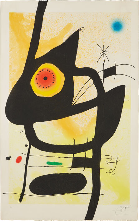 Joan Miró, ‘La Femme des sables (The Woman of the Sands)’, 1959