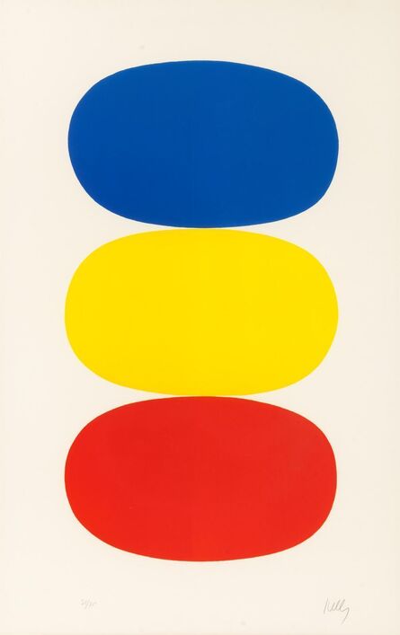 Ellsworth Kelly, ‘Blue and Yellow and Red Orange (from the Suite of Twenty-seven Color Lithographs)’, 1964-1965