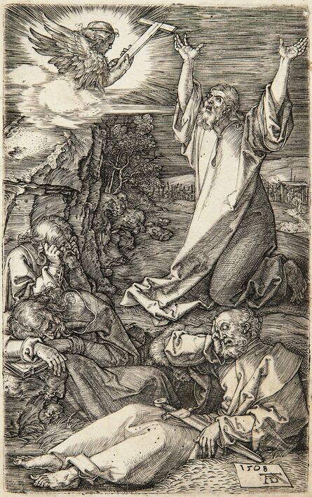 Albrecht Dürer, ‘Christ on the Mount of Olives, 1508, from The Engraved Passion’, 1508-13