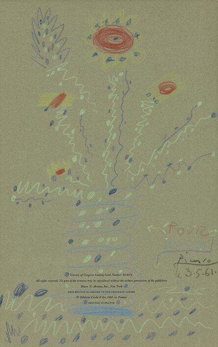 Pablo Picasso, ‘Fleurs’, 1961