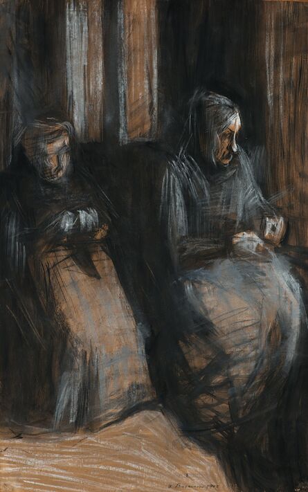 Umberto Boccioni, ‘Due vecchie sedute’, 1907