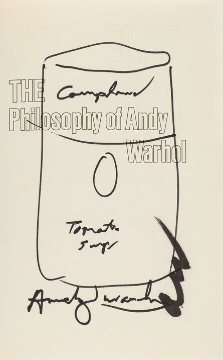 Andy Warhol, ‘A Philosophy of Andy Warhol’, 1975