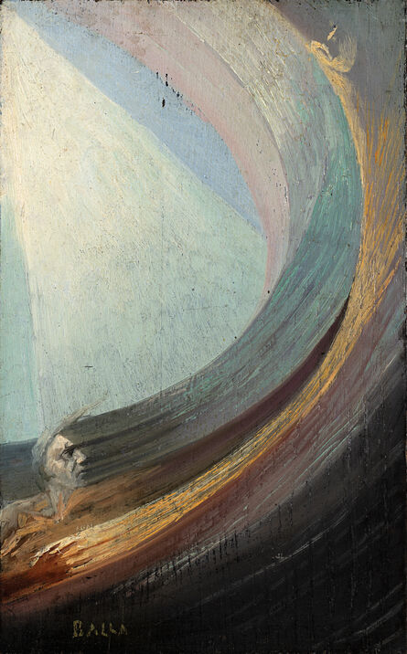 Giacomo Balla, ‘Scena spirituale (uomo e donna nel fluido compenetrato di luce)’, 1925-30 ca.