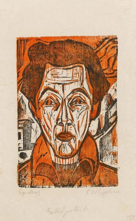 Ernst Ludwig Kirchner, ‘Selbstporträt’, 1926