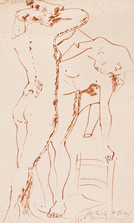 Pericle Fazzini, ‘Figure’, 1946