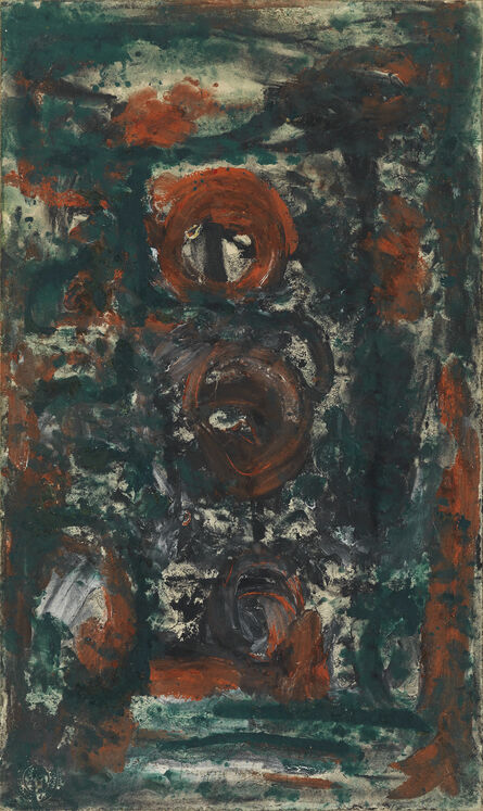 Beauford Delaney, ‘Untitled (Composition in Green, Red and Black).’, circa 1958-60