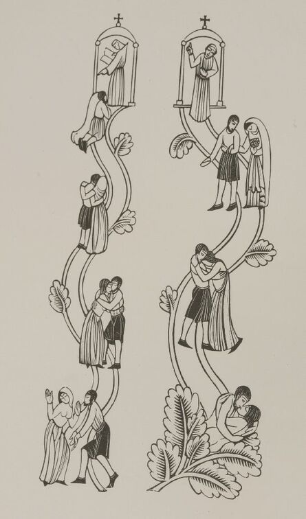 Eric Gill, ‘Borders; and, Herald's Feast’, 1934