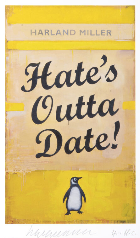 Harland Miller, ‘Hates Outta Date’, 2017