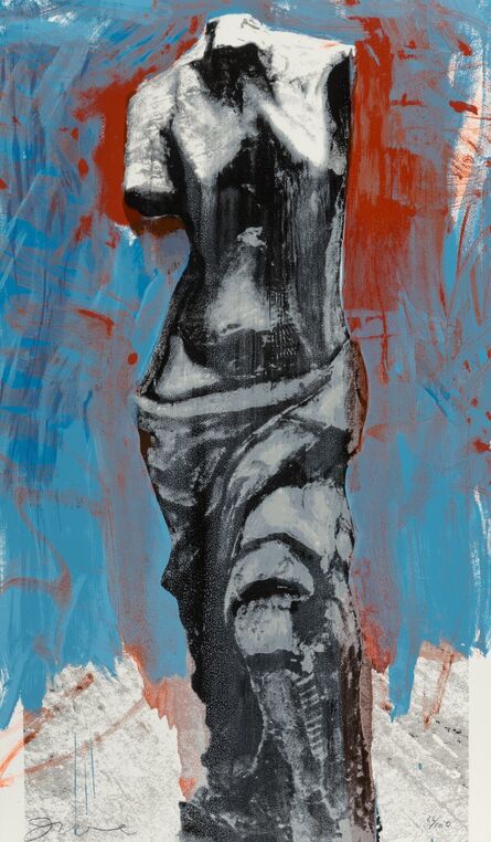Jim Dine, ‘Red, White, and Blue Venus for Mondale’, 1984