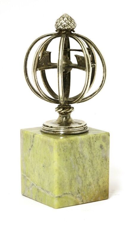 Omar Ramsden, ‘A silver desk weather vane or armillary sphere’, 1927