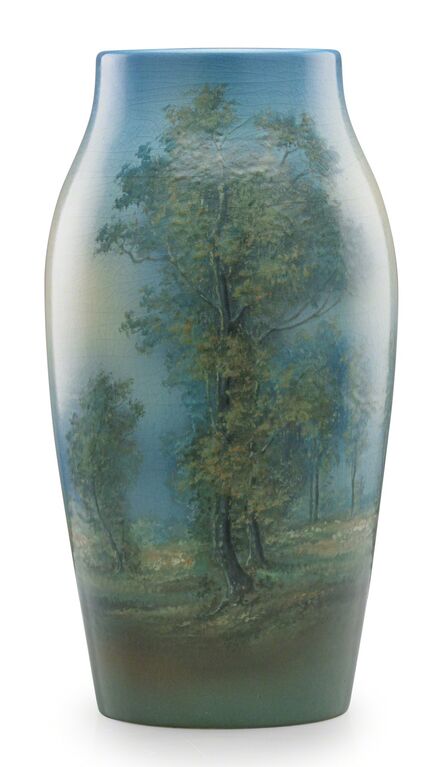 Ed Diers, ‘Exceptional large Scenic Vellum vase, Cincinnati, OH’, 1917