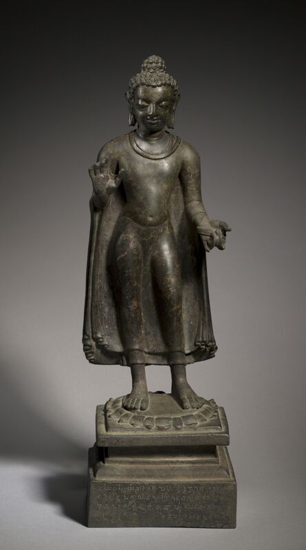 Northeastern India or Nepal, Gupta/Licchavi period, ‘Standing Buddha’, 591, Sculpture, Bronze, Cleveland Museum of Art