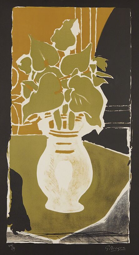 Georges Braque, ‘Feuilles, couleur lumière (Leaves, Light Color)’, 1953-4