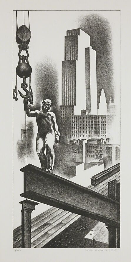 Louis Lozowick, ‘Above the City’, 1932