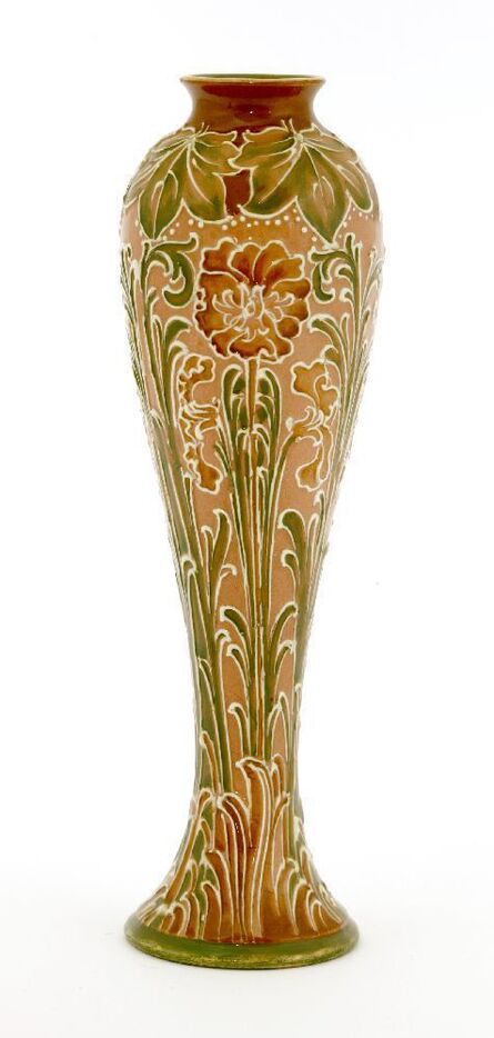 ‘A Moorcroft Florian ware vase’