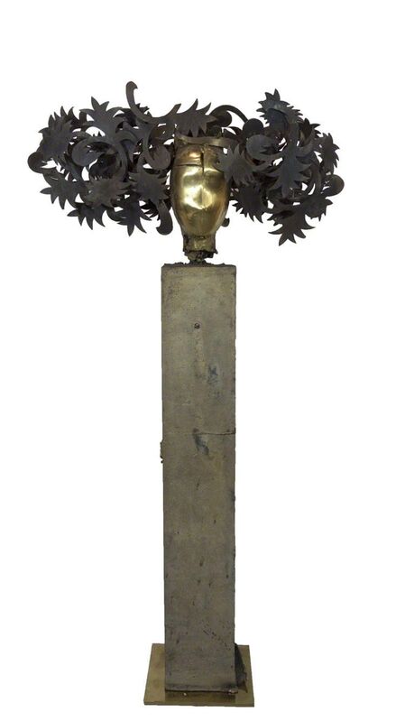 Manolo Valdés, ‘Fiori’, Sculpture, Gold brass and bronze, Rosenbaum Contemporary