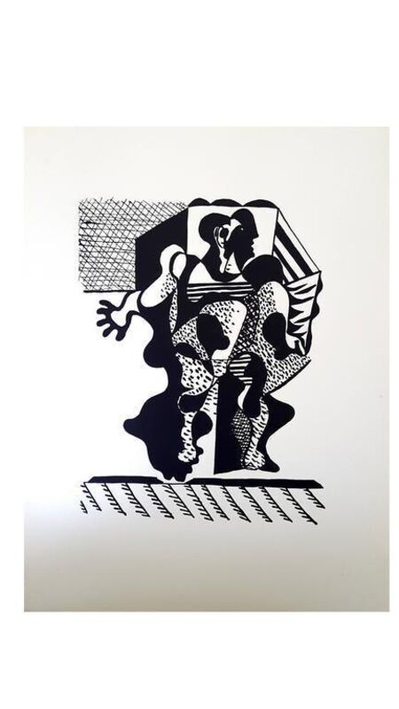 Pablo Picasso, ‘Wood Engraving "Helene chez Archimede" after Pablo Picasso’, 1955, Print, Lithograph, Galerie Philia