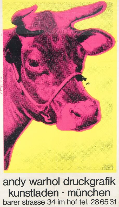Andy Warhol, ‘Druckgrafik Kunstladen Munchen’, circa 1970, Posters, Silkscreen in colours, Tate Ward Auctions