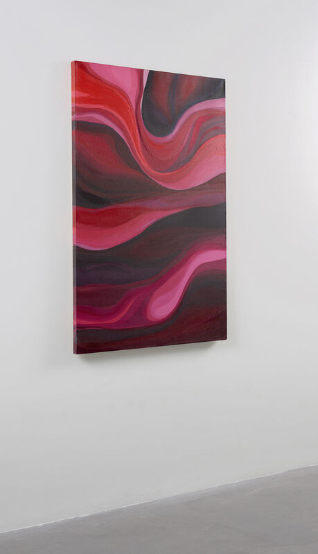 Lilian Thomas Burwell, ‘Red, Furling’, 1976, Painting, Acrylic on canvas, Berry Campbell Gallery