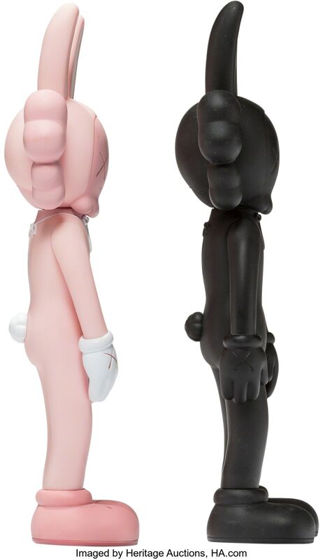 KAWS, ‘Accomplice, set of two’, 2002, Sculpture, Painted cast vinyl, Heritage Auctions