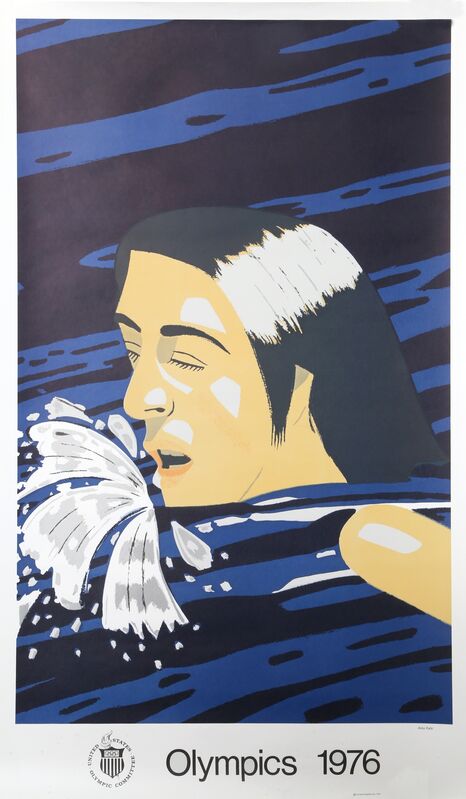 Alex Katz, ‘The Swimmer’, 1976, Posters, Offset Lithograph, RoGallery