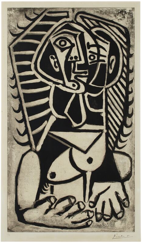 Pablo Picasso, ‘Torse de femme (L'Egyptienne)’, 1953, Print, Aquatint, on Arches paper, Christie's
