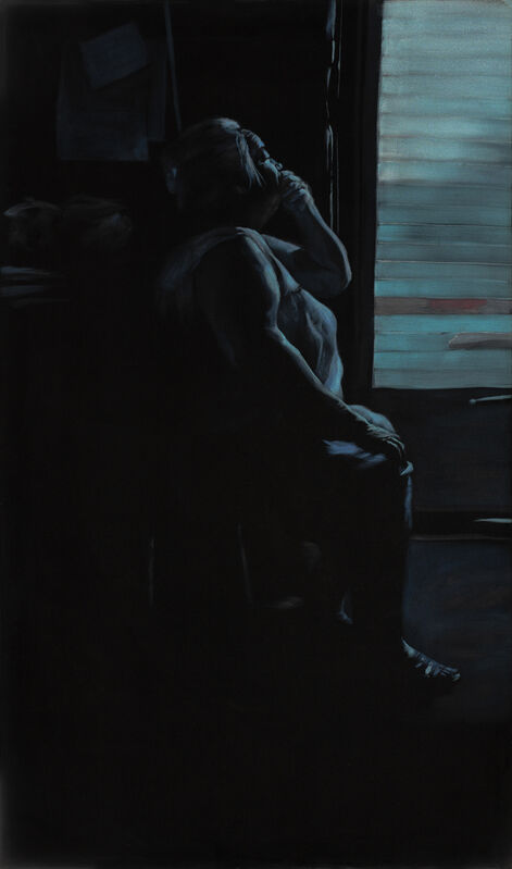 Tony Shore, ‘Aunt Nellie’, 2006, Painting, Acrylic on velvet, Ethan Cohen Gallery