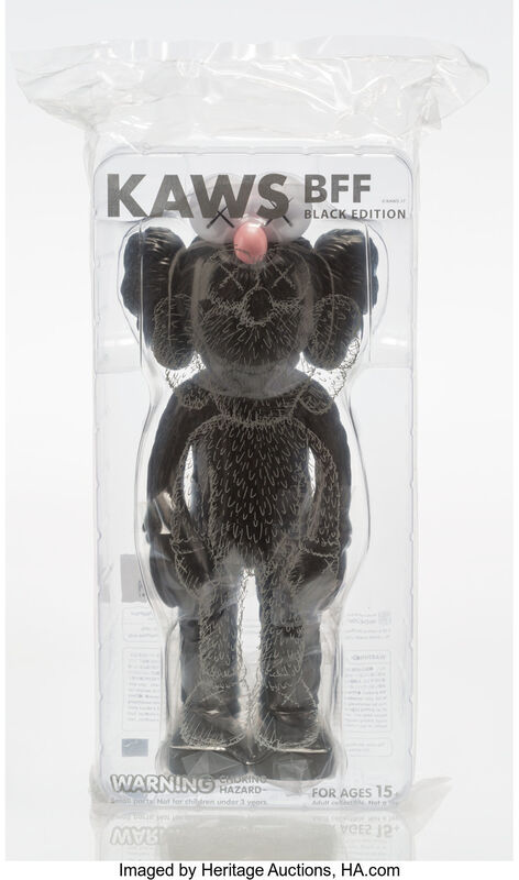 KAWS, ‘BFF (Black)’, 2017, Sculpture, Painted cast vinyl, Heritage Auctions