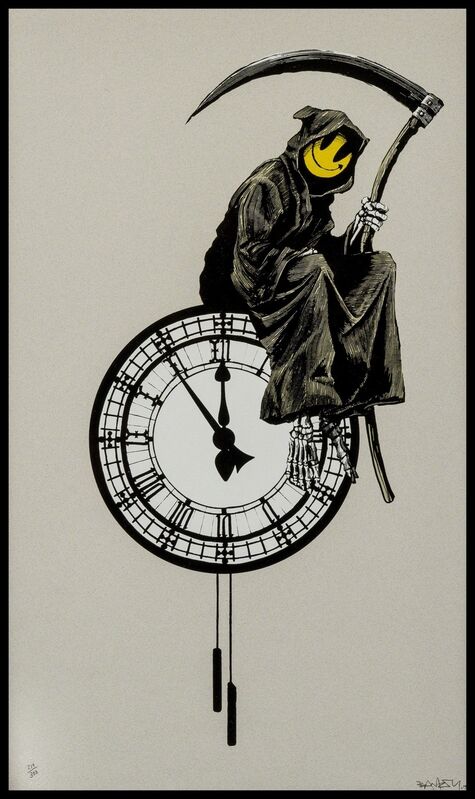 Banksy, ‘Grin Reaper’, 2005, Print, Screenprint in colours, Forum Auctions