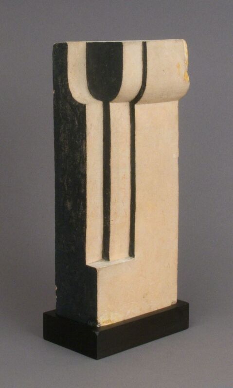 John Storrs, ‘Untitled (Form in Space)’, ca. 1920, Sculpture, Painted terra cotta, Richard Gray Gallery
