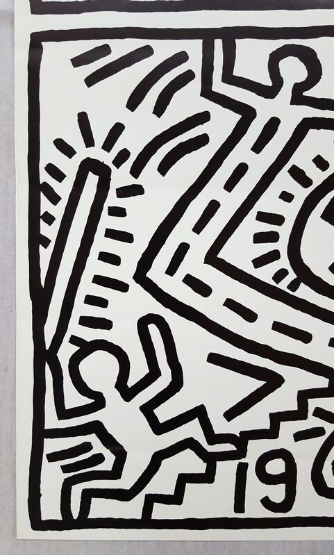 Keith Haring, ‘Poster for the Nuclear Disarmament’, 1982, Print, Offset-Lithograph Poster on Glazed Paper, Graves International Art