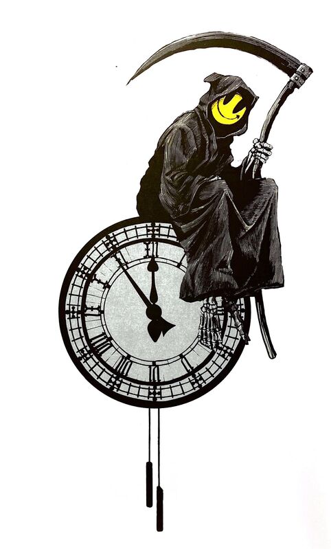 Banksy, ‘Grin Reaper’, 2005, Print, Screenprint in colours on wove paper, HOFA Gallery (House of Fine Art)