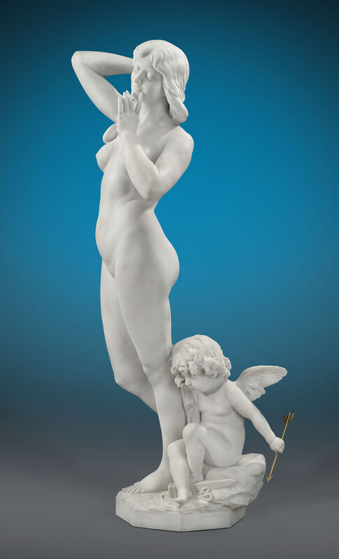 Antonio Frilli, ‘Venus and Cupid’, Late 19th century, Sculpture, Marble,  M.S. Rau