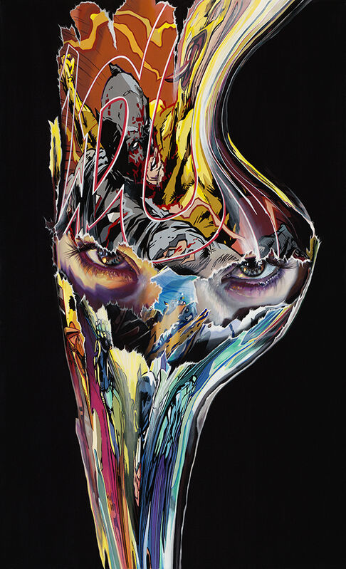 Sandra Chevrier, ‘La Cage, le chêne et le roseau’, 2020, Painting, Acrylic on canvas, Hashimoto Contemporary