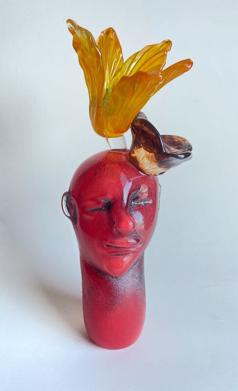 Pearl Dick, ‘Little Red’, 2021, Sculpture, Glass, HABATAT