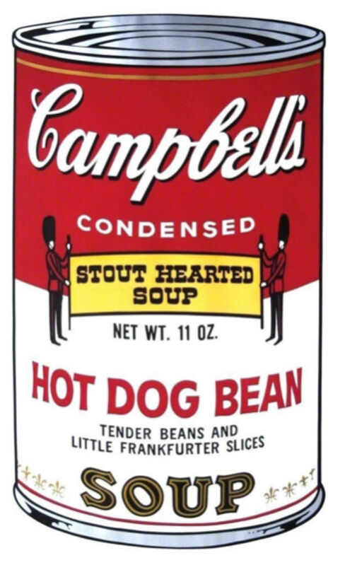 Andy Warhol, ‘Hot Dog Bean Soup’, 1968, Print, Screen Print, ArtLife Gallery