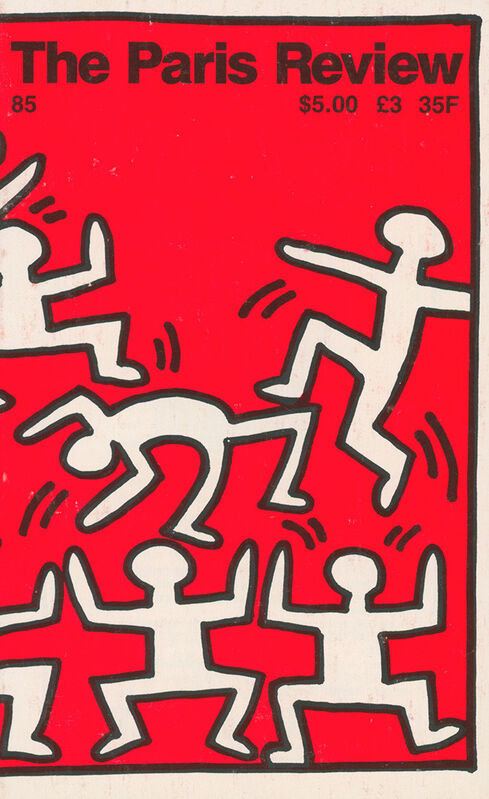 Keith Haring, ‘Keith Haring The Paris Review ’, 1982, Ephemera or Merchandise, Offset lithograph on double sided book cover, Lot 180 Gallery