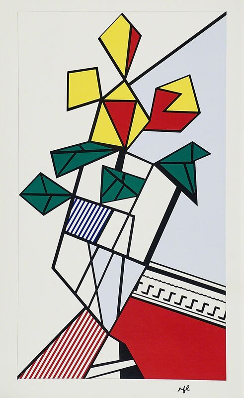 Roy Lichtenstein, ‘Flowers’, 1973, Print, Screenprint in colors on paper, Rago/Wright/LAMA