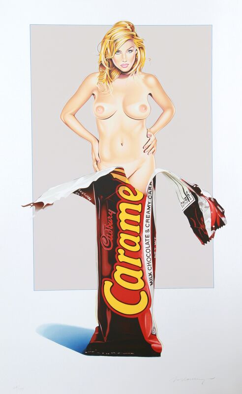 Mel Ramos, ‘Caramia Caramello’, 2007, Print, Lithograph, RoGallery