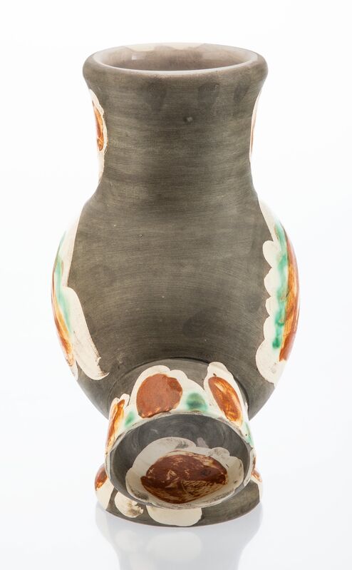 Pablo Picasso, ‘Chouette’, 1968, Design/Decorative Art, Partially glazed earthenware ceramic vase, painted in black, white, brown and green, Heritage Auctions