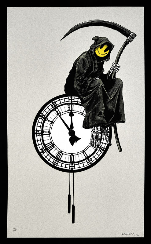 Banksy, ‘Grin Reaper’, 2005, Print, Screenprint in colors on wove paper, Bonhams