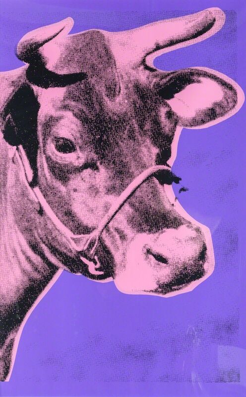 Andy Warhol, ‘Cow’, 1977, Print, Screenprint on wallpaper, Corridor Contemporary