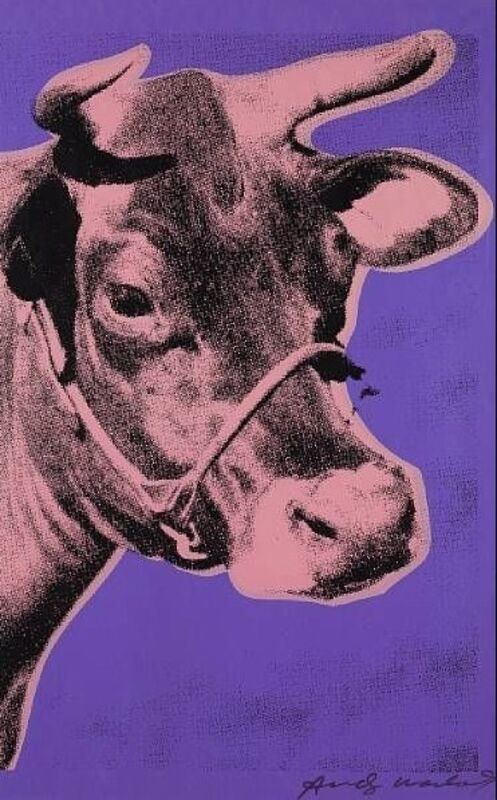 Andy Warhol, ‘Cow’, 1976, Print, Serigraph on wallpaper, c.nichols project