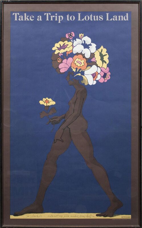 Milton Glaser, ‘Take a Trip to Lotus Land’, (Date unknown), Posters, Silkscreen, ArtWise