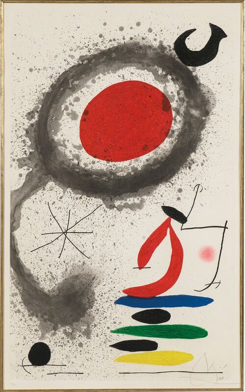 Joan Miró, ‘Le soleil ébouillanté’, 1969, Print, Color etching with aquatint and carborundum on cream paper, Skinner