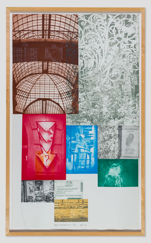 Robert Rauschenberg, ‘Soviet / American Array ll ’, 1990, Print, Color intaglio, Zane Bennett Contemporary Art