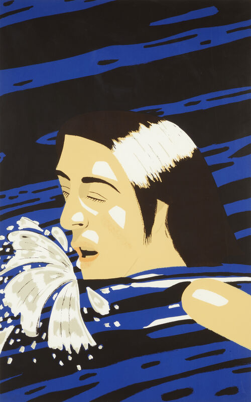 Alex Katz, ‘Olympic Swimmer (Maravell 86)’, 1976, Print, Screenprint in colors on Arches paper, Bonhams