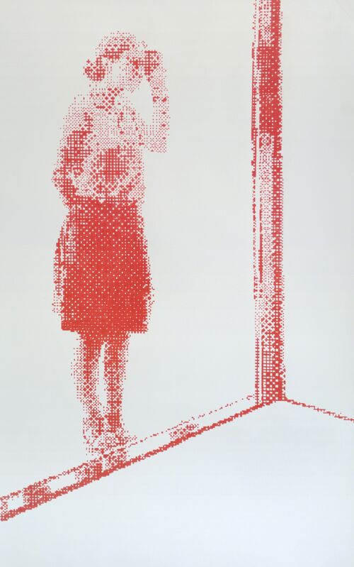 Luz Blanco, ‘Self Portrait’, 2013, Drawing, Collage or other Work on Paper, Çizim / Drawing, Sanatorium