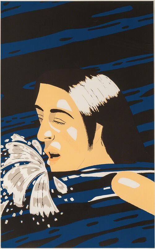 Alex Katz, ‘Olympic Swimmer’, 1976, Print, Color screenprint on paper, Skinner
